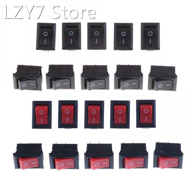 速发10 pcs/lot KCD1 15*10mm 2PIN Boat Rocker Switch SPST Sna