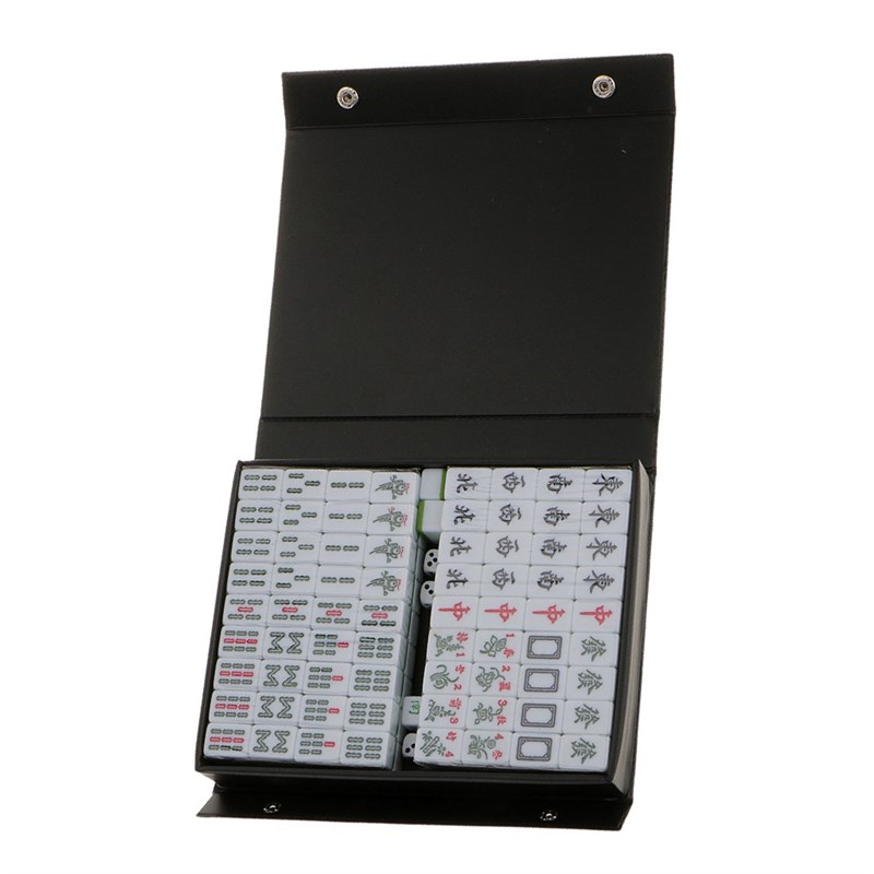 1 Set Of Chinese Traditional Mahjong Board Game Gathering P