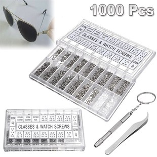 Tiny Spectacles Watch Sunmglasses Screws 1Set Nut Glasses