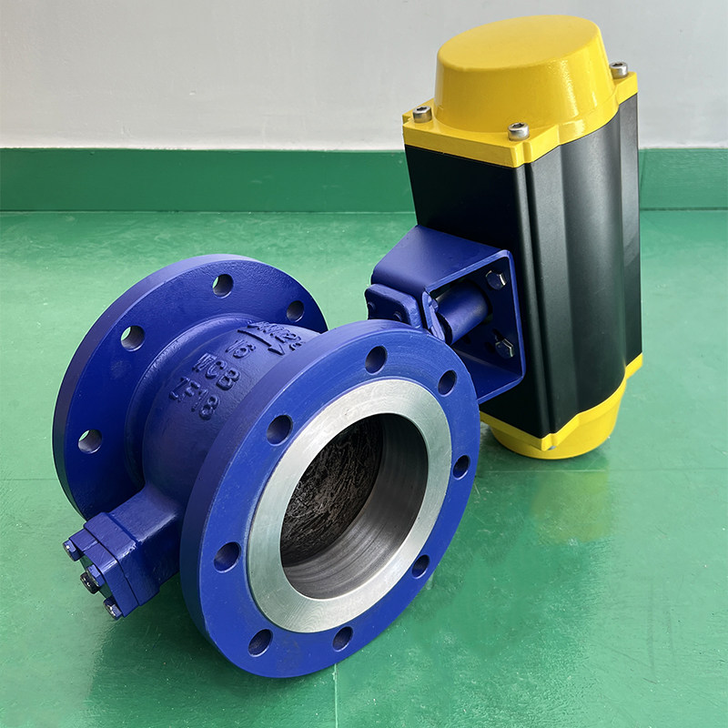 气动v型球阀耐磨损颗粒纸浆石灰高温高压防爆q快速切断阀调节阀门