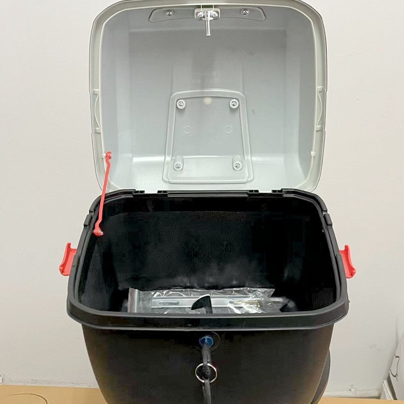 电动车后备箱卡扣固定通用储物箱子摩托踏板电瓶车U尾箱加高大容