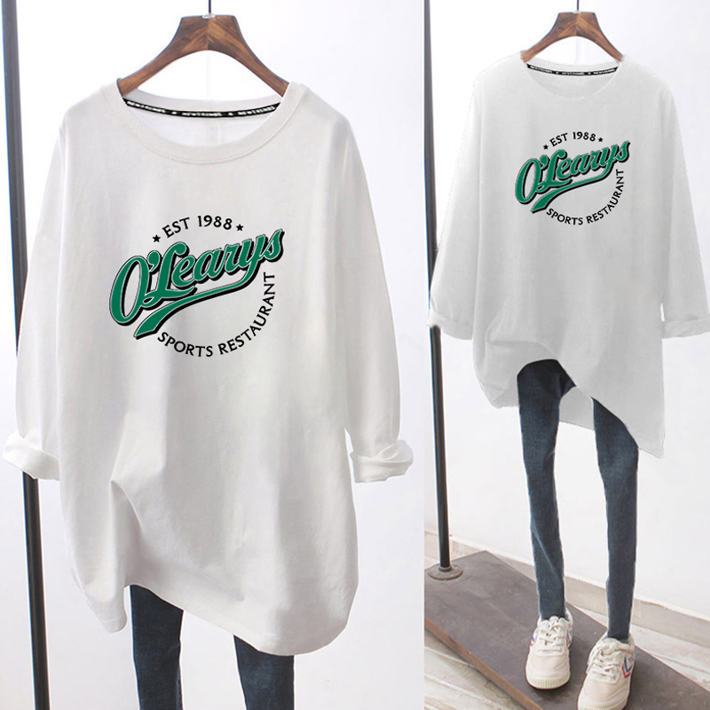 哺乳上衣服外出辣妈l款秋冬时尚长袖T恤打底衫女大尺码哺乳期春装