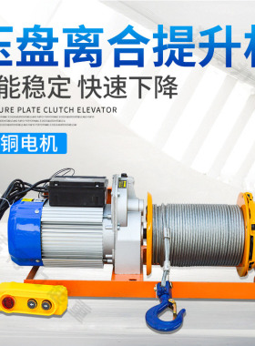 室内外吊运机电动葫芦220v汽车压盘离合器吊机建筑装修快速提现货