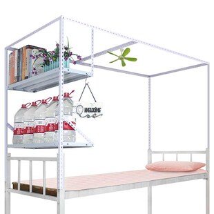 新款加粗宿舍支架杆学生床帘遮光单人蚊帐上铺下铺带架子加厚床架