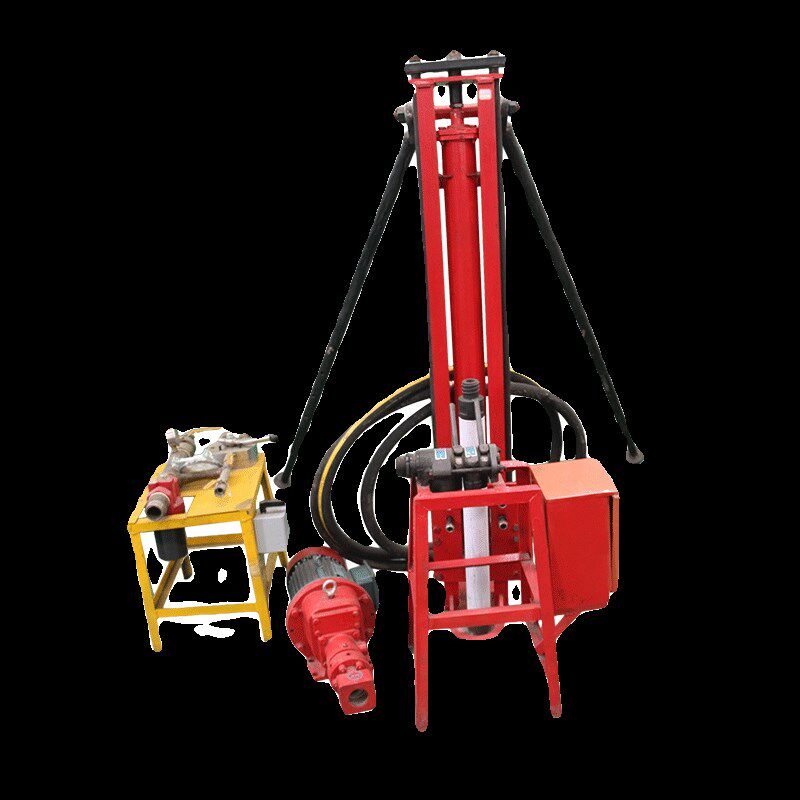 yq70小型潜孔钻机支腿式气动采矿护坡打岩石孔锚杆钻机锚固边坡