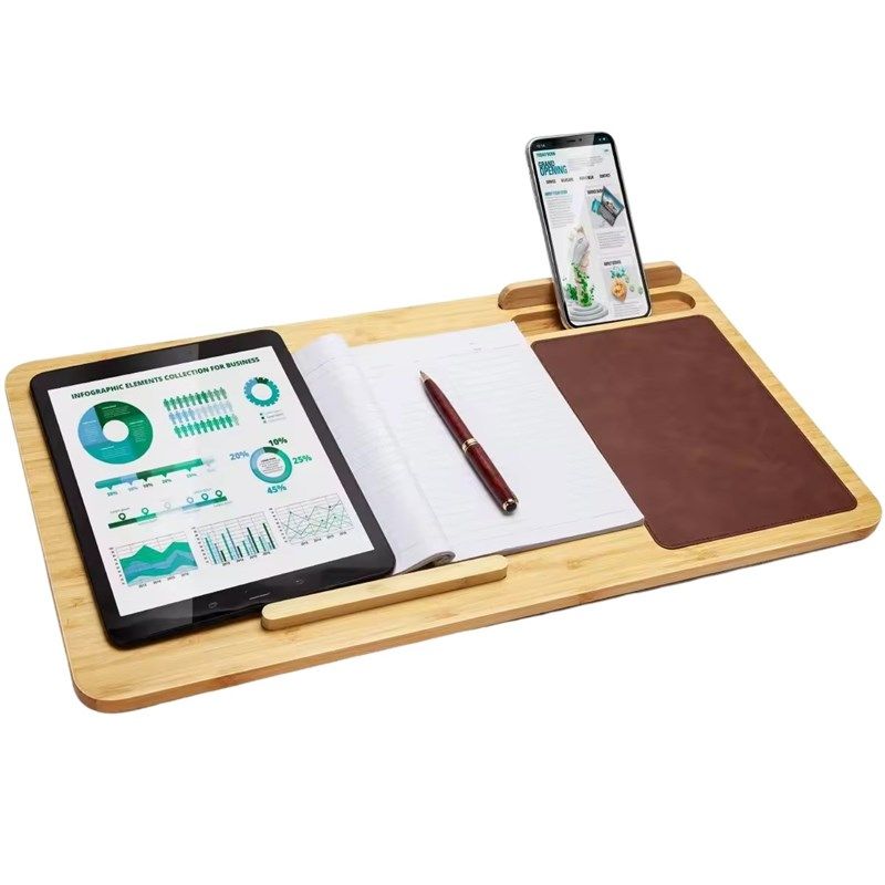 桌面木质笔记本散热架 木质笔记本电脑散热支架电脑垫板实木底座