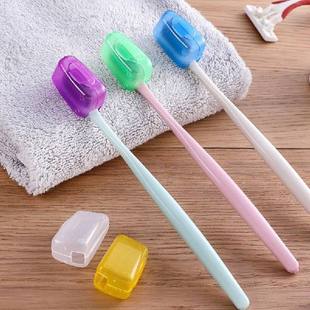 Cover Trave Holder Portable Toothbrush Set Bathroom 极速5Pcs