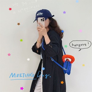 D卡通包手拎小型斜挎包女包2106 花生女郎 2025新款 日系可爱包