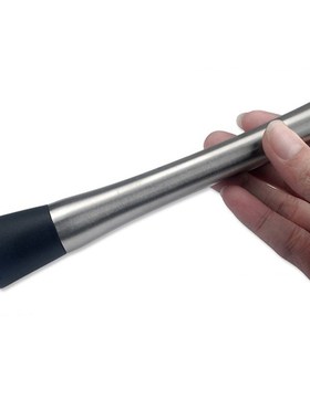 Stainless Steel Crushed Ice Muddler Cocktail Bartender Fruit