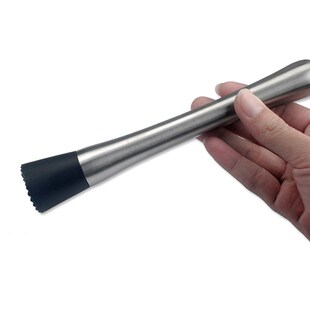 Ice Crushed Muddler Cocktail Fruit Stainless Bartender Steel