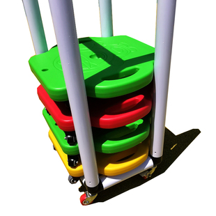 幼儿园滑板车平衡车收纳架高跷架沙水玩具架体操垫收纳架带轮子