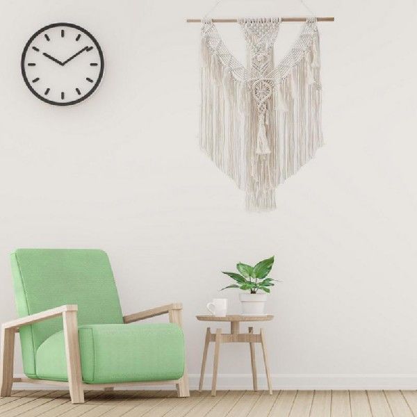 速发Macrame Wall Hanging Tapestry Wall Decoration Cotton