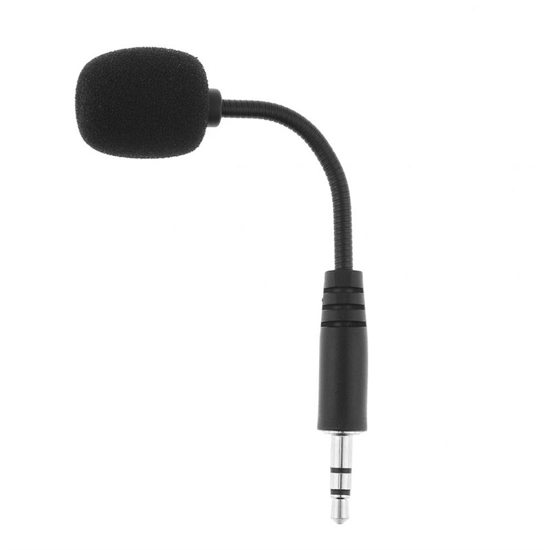 极速3.5mm Jack Flexible Capacitance Microphone Mic for Mobil