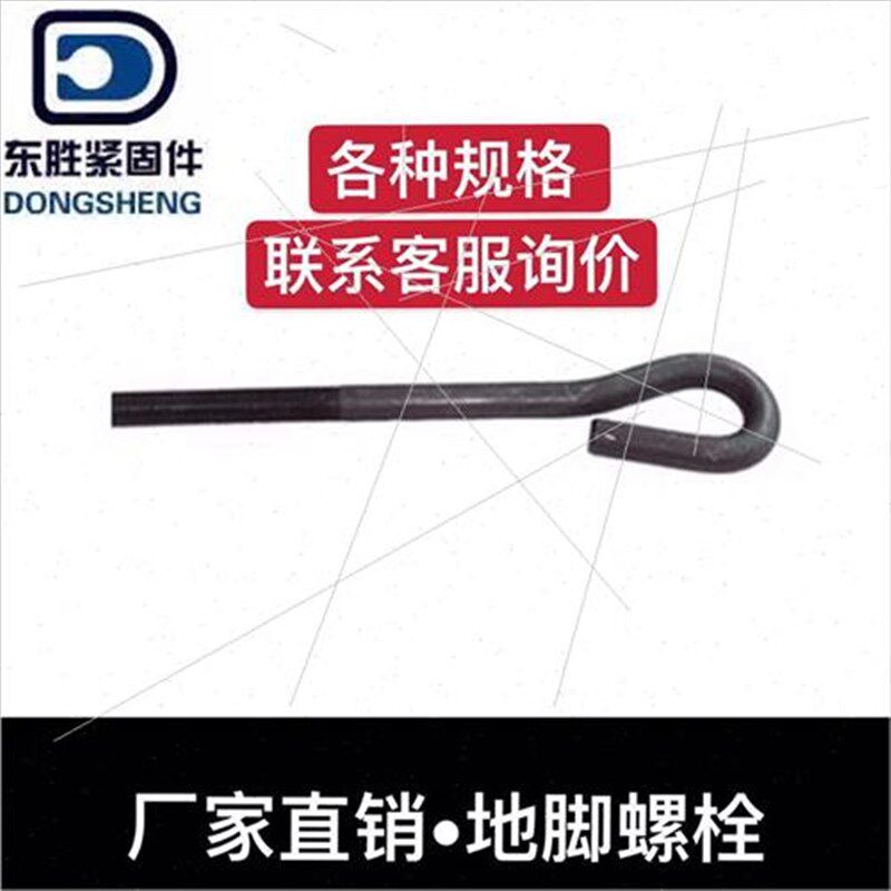 地脚螺栓高强度地脚螺丝预埋螺杆热镀锌地基螺丝塔吊地锚地螺