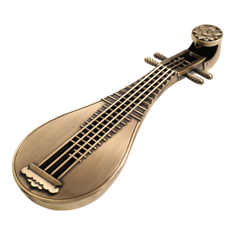 纯铜琵琶卧香g炉古典家用室内摆件香薰香插香座香道茶道线香香薰