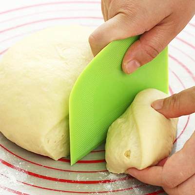 极速Plastic Cake Cream Spatula Dough Cutter Butter Batter Sc