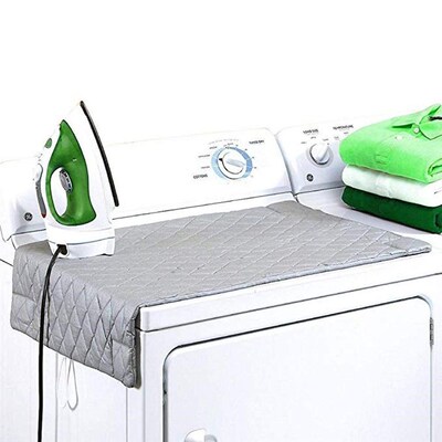 Magnetic Ironing Mat Laundry Pad Washer Dryer Cover Board H