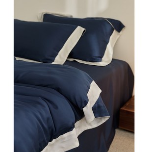 45N走在米格尔大街/美式宽边凉感60支H天丝莱赛尔纤维床单四件套