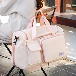 旅行包女大容量手提轻便防水行李包短途出差旅游登机包待产收纳袋