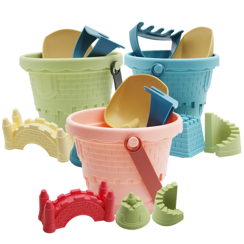 厂家6Pcs/Set Beach Sensory Bucket Toys Sand OPlage Play Toys