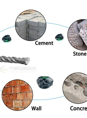 8pcs Electric Hammer Drill Bits 5mm 6mm 8mm 10mm 12mm SDS Pl