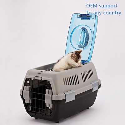 airplane fandgdog cage, lar e dog plastic air tronspart b