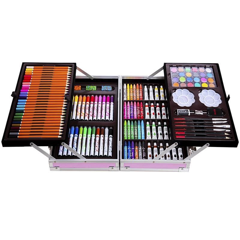 水彩笔工具箱礼物儿童画笔套装美术学习用品画画工具绘画蜡笔女孩,玩具/童车/益智/积木/模型,文具礼盒/绘画套装,淘宝优惠券,粉丝福利购,淘宝优惠卷