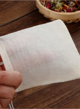 NEW Empty Tea Bag Food Cotton Drawstring Bag Strainer Tea Sp