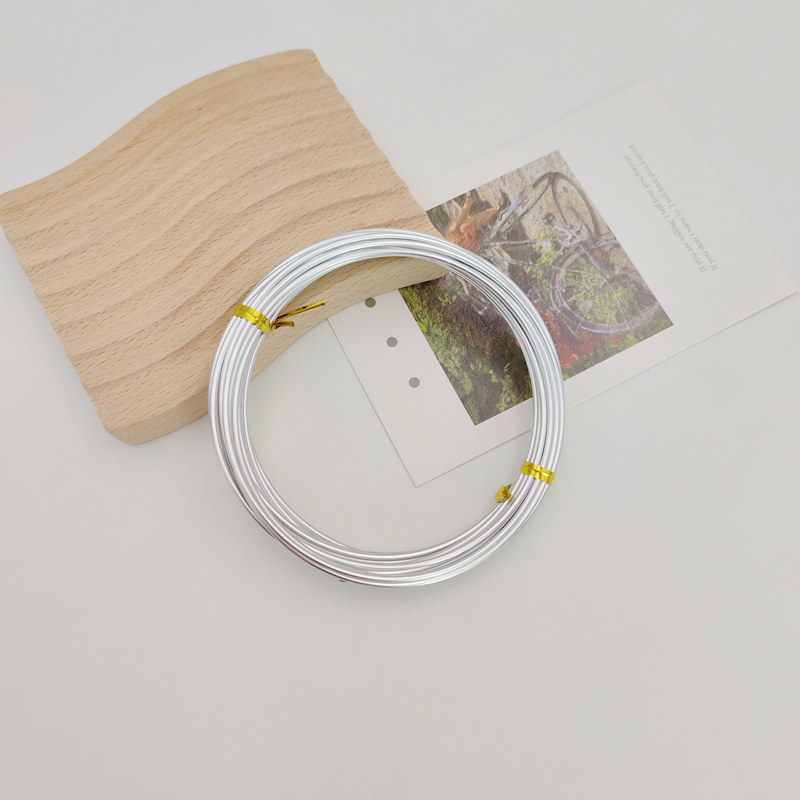 热销中丝工铝丝线diy材料园艺花艺铁丝型色定彩铁手线盆景造型用