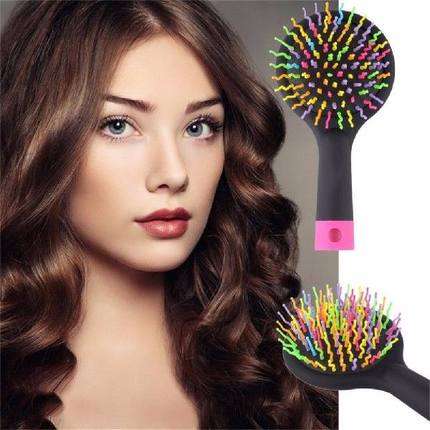 3 Colors Rainbow VoMume Anti-static lagicD etangler. Hair