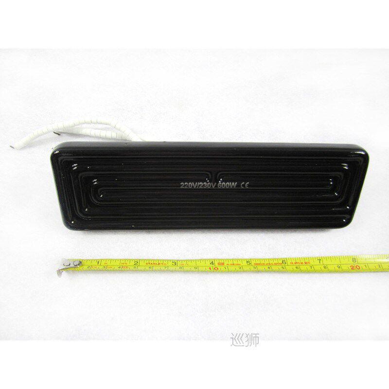 200x60mm 240*60mm 600W Infrared Bottom Ceramic Heating Plate