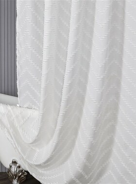 剪跨境酒新品浴涤马纶防帘防淋布店浴室浴帘防水水亚霉花逊现货