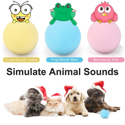 cInterawtive Ball Smart Cat Toys CaCnip tat TUraining Toy