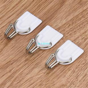 Adhesive for Kitchen 速发6Pcs Bathroom Hanging Hooks Self