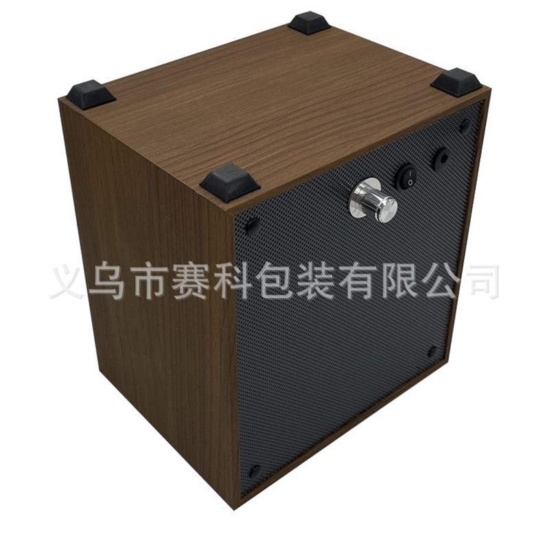 现货黑胡桃纹木质3表v位自动摇表器电动机械手表上链马达表