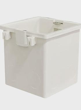 86型拼装盒pvc暗装预埋盒底盒开关F盒插座暗盒红色加深连体接线盒