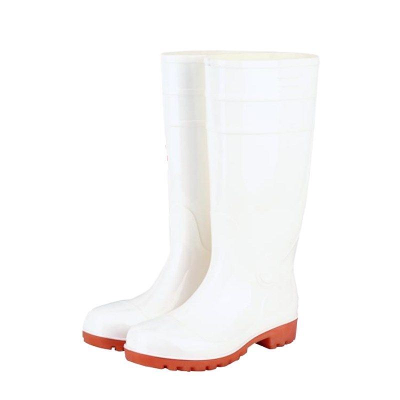 白色雨鞋男款安全防砸防刺雨靴劳保水鞋高筒女款工地防水防滑耐磨,流行男鞋,雨鞋,淘宝优惠券,粉丝福利购,淘宝优惠卷