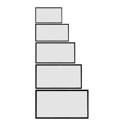 Projector Screen Canvas 3D Wall Mounted Projection LED Scree