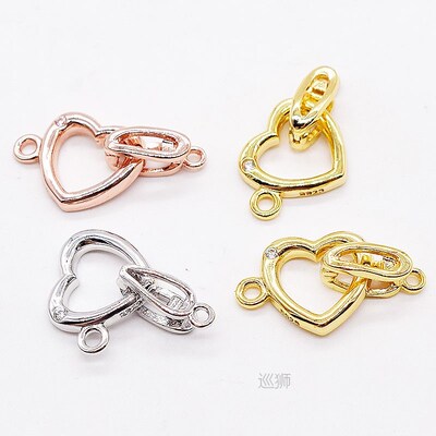 925 Sterling Silver Pearl Necklace CLASP BRACELET clasp DIY