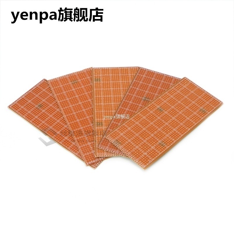 推荐5Pcs 6.5x14.5cm Stripboard Veroboard Uncut PCB Platine S