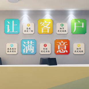 企业文化家政旅行社办公室墙面装饰销售公司会议激励标语布置背景