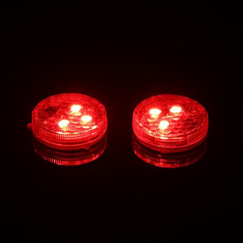*TiOODRE Vingtank 1 Pair Wireless Car Door Warning Light Red