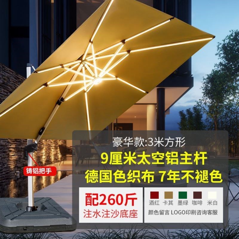 户外遮阳伞庭院伞露台阳台露天摆摊大型太阳伞别墅花园室外