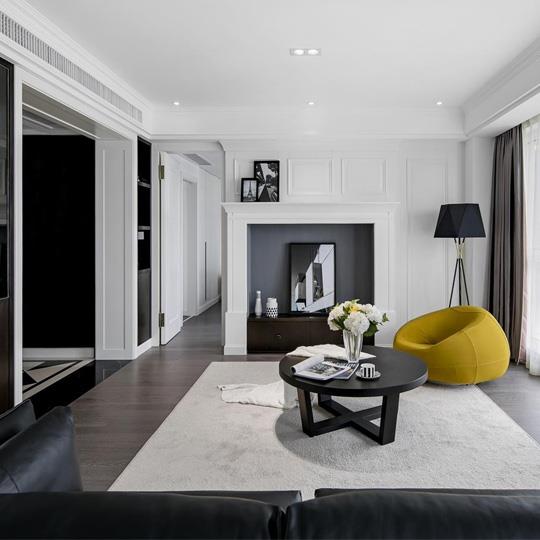 2024后现代i极简黑白灰灰室内家装修设计实景图参考资料102套