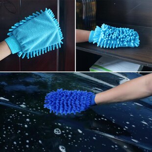 Car Chenille Microfiber Cleaning Mitt Washing Durable Wash
