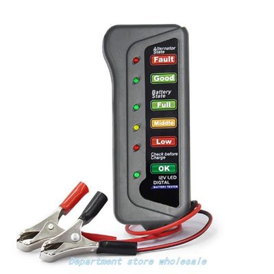 推荐1PC Hot Sale Mini 12V Car Battery Tester Digital Alterna