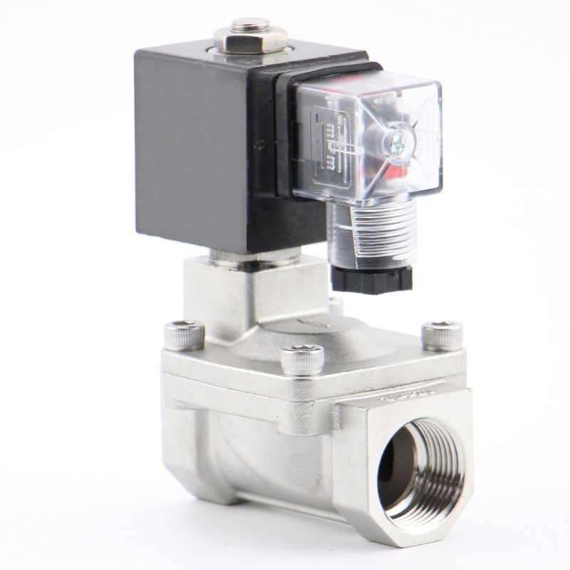 304不锈钢d电磁控制阀2寸8DN15高压2025水气螺纹40AC220V5046分1