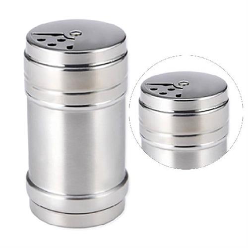 速发Rotating Lids Design Spice Dispenser Stainless Steel Spi