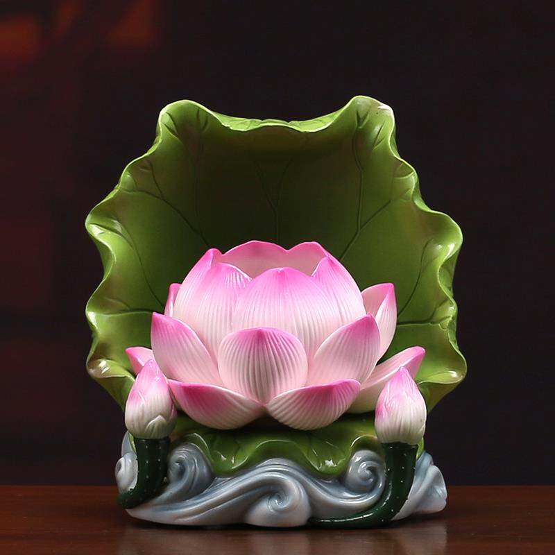 (ZAO QU)德化陶瓷莲花灯摆件 LED长明灯佛灯 佛堂供佛灯佛高性价比高么？