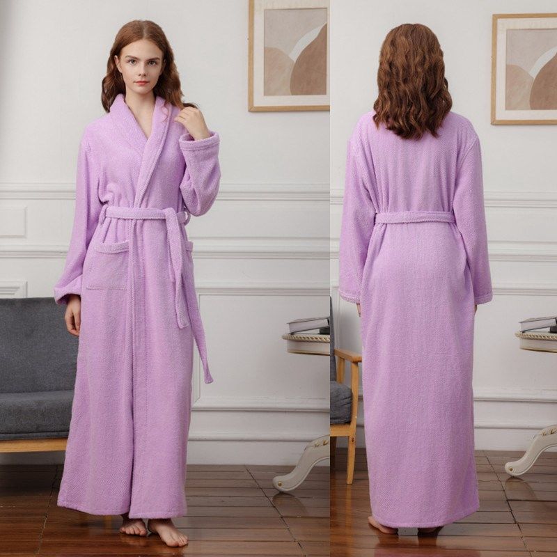 浴袍女毛巾吸水速干浴衣情侣睡衣浴巾加长款春秋冬季男士睡袍,女士内衣/男士内衣/家居服,睡袍/浴袍,淘宝优惠券,粉丝福利购,淘宝优惠卷